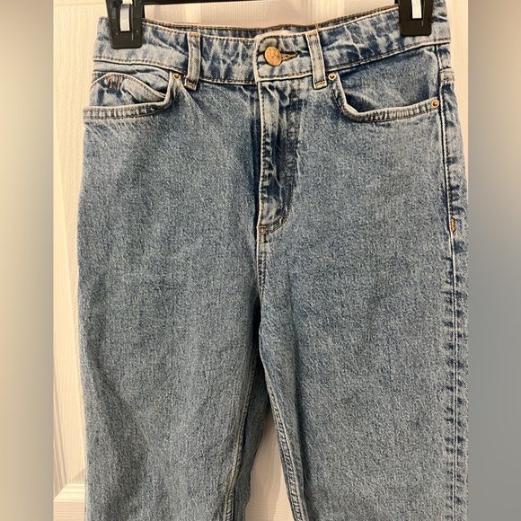 Zara Classic Blue high waisted Jeans - Picture 3 of 12